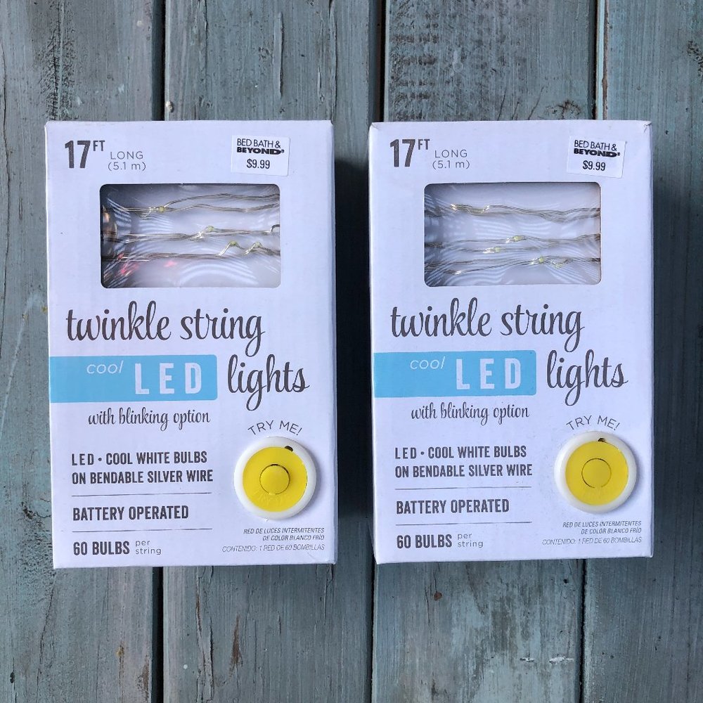 Twinkle String Lights - Bundle of 2 (NEW)